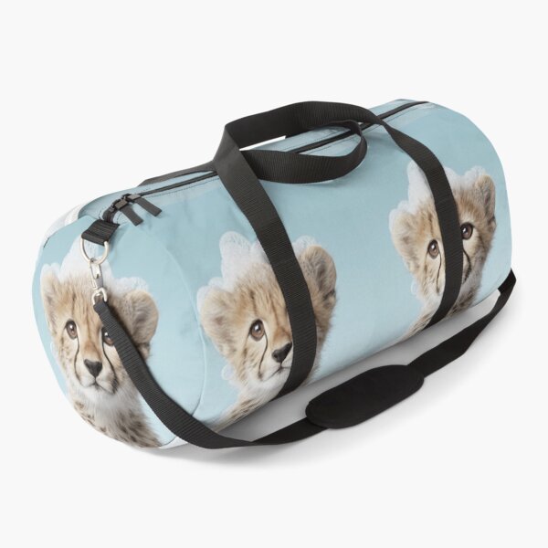 Item preview, Baby Cheetah Bubble Bath Cute Nursery Bathroom Wall Art designed and sold by LazyOwlStore.