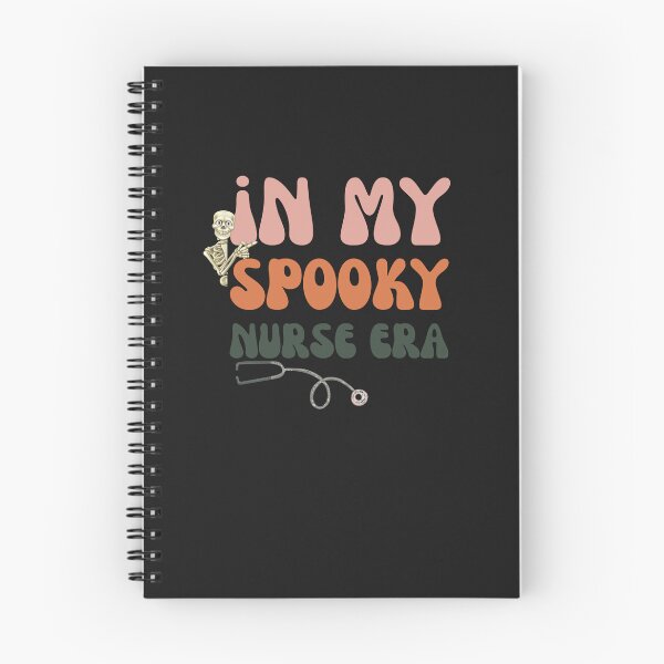 Item preview, Groovy In My Spooky Nurse Era Retro Halloween Stethoscope designed and sold by mumchaosdesigns.