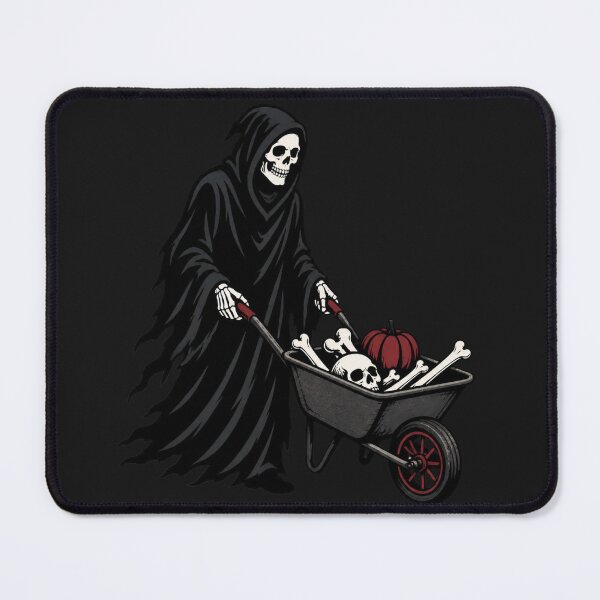 Item preview, Grim Reaper pushing a wheelbarrow designed and sold by DeadNormal.