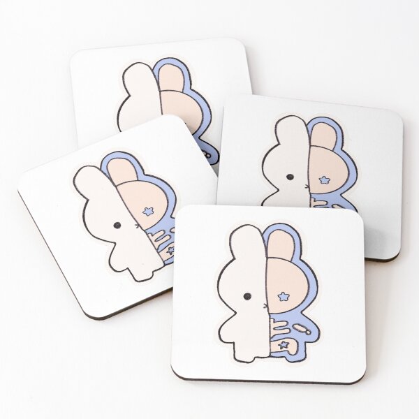 Item preview, Cute Skeleton Bunny Kawaii Sticker designed and sold by jaquelynco.