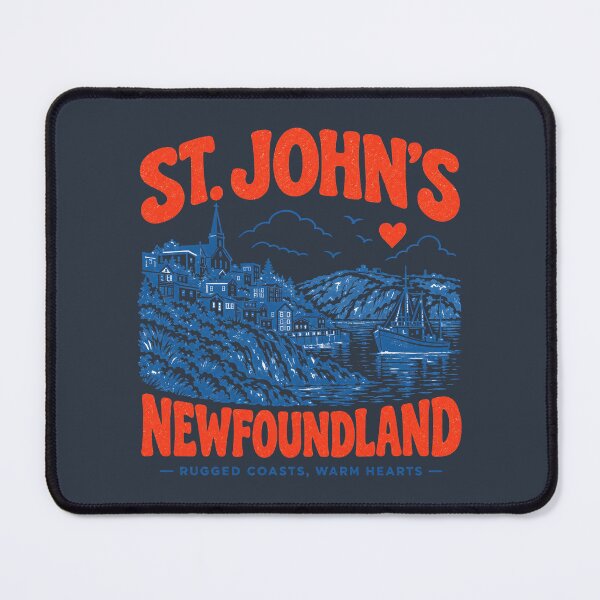 Item preview, St. John's Newfoundland Retro City designed and sold by HowToCanadian.