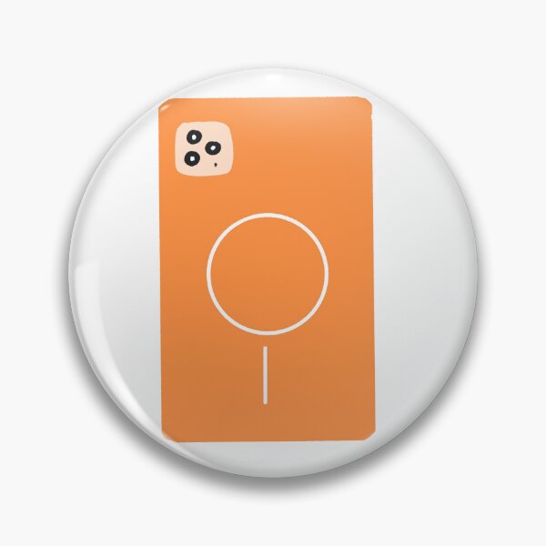Item preview, Orange Phone With Magnetic Charging Ring designed and sold by raun.draw.