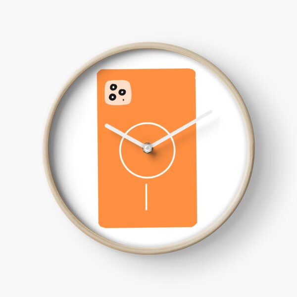 Item preview, Orange Phone With Magnetic Charging Ring designed and sold by raun.draw.