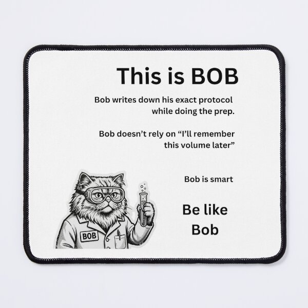 Item preview, Be Like Bob Lab  - Funny Science & Biotech Student Gift designed and sold by the-lab-artist.