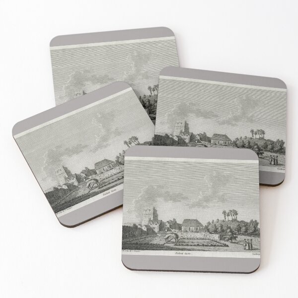 Item preview, 18th century ladies and gentleman admire Oxford Castle designed and sold by TerryKerrImages.