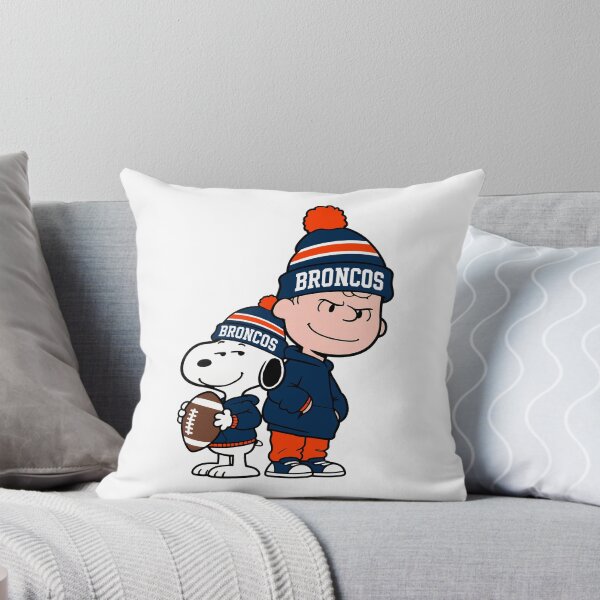 Item preview, Charlie Brown & Snoopy Denver Broncos Football Retro F163 designed and sold by GLUVY-THEME.