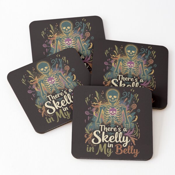 Item preview, There's a Skelly in My Belly designed and sold by SkrabinhoArt.