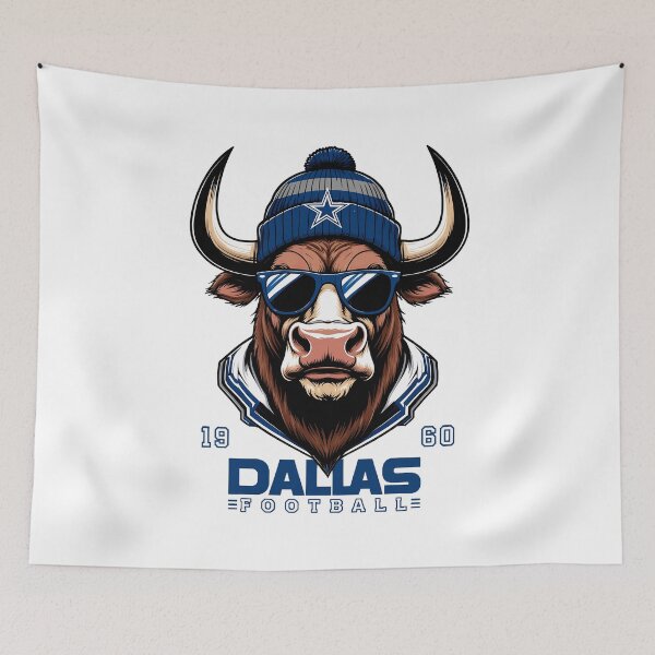 Item preview, Cool Bull Football Fanatic Graphic Tee designed and sold by marlineseu.