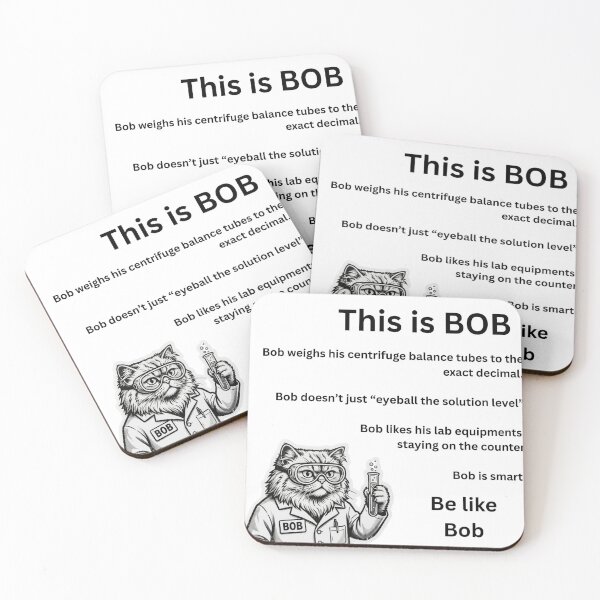 Item preview, Be Like Bob Centrifuge Sticker - Funny Lab Tech & Biotech Science Gift designed and sold by the-lab-artist.