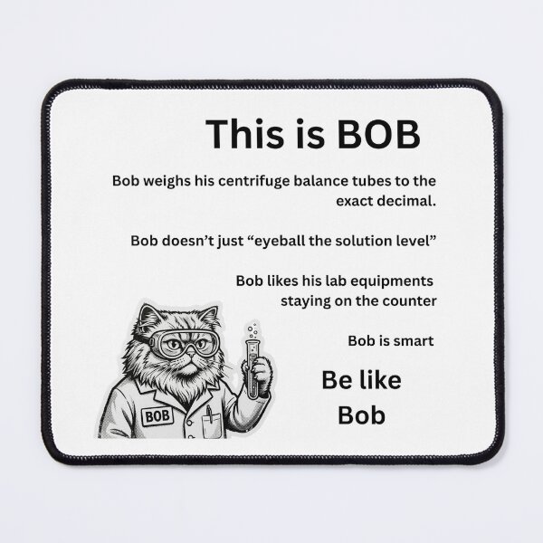 Item preview, Be Like Bob Centrifuge Sticker - Funny Lab Tech & Biotech Science Gift designed and sold by the-lab-artist.