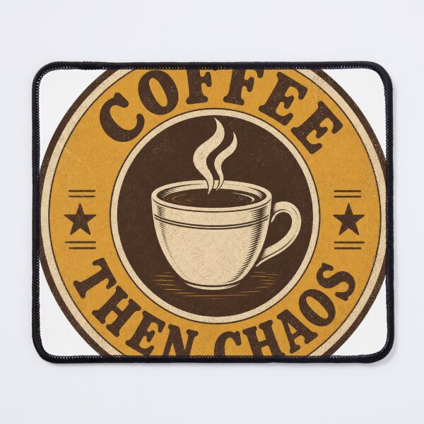Item preview, Coffee Then Chaos Funny T-Shirt designed and sold by Art Solom.