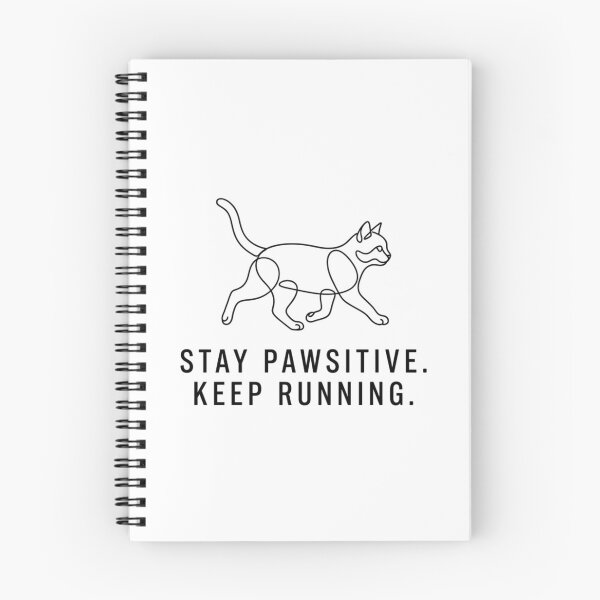 Item preview, Stay Pawsitive, Keep Running designed and sold by RunningWhiskers.
