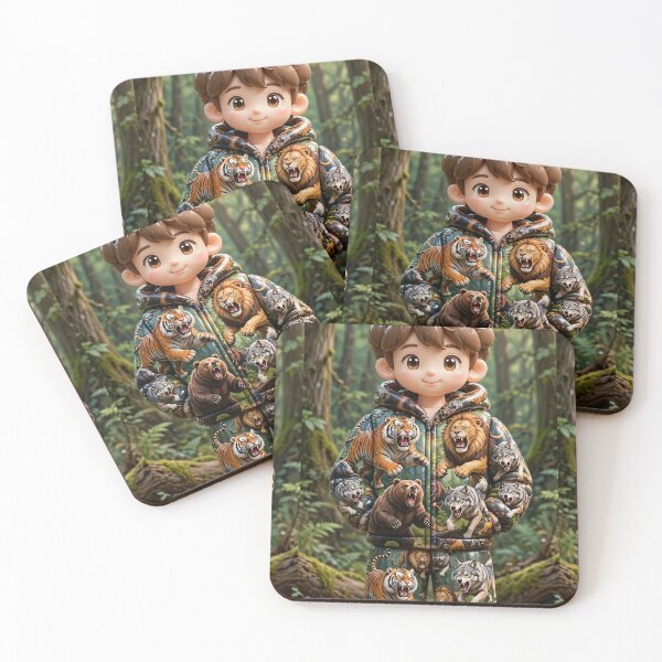 Item preview, Forest Roar Fuffy Allover designed and sold by AwesomeDigiShop.