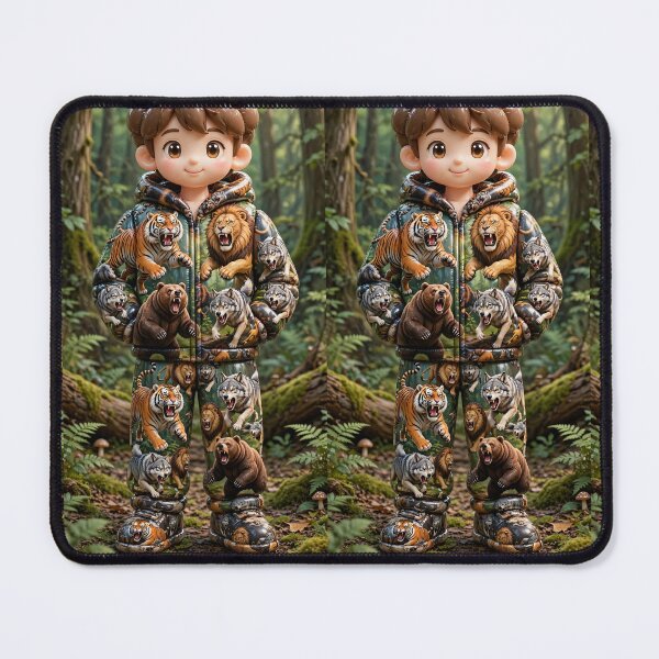 Item preview, Forest Roar Fuffy Allover designed and sold by AwesomeDigiShop.