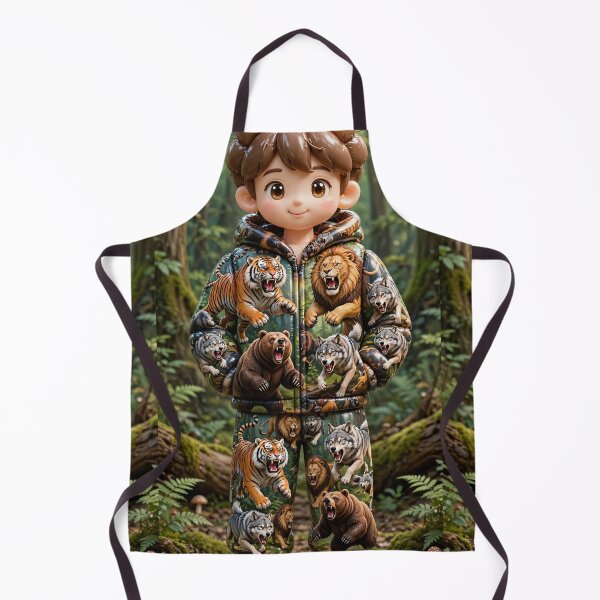 Item preview, Forest Roar Fuffy Allover designed and sold by AwesomeDigiShop.