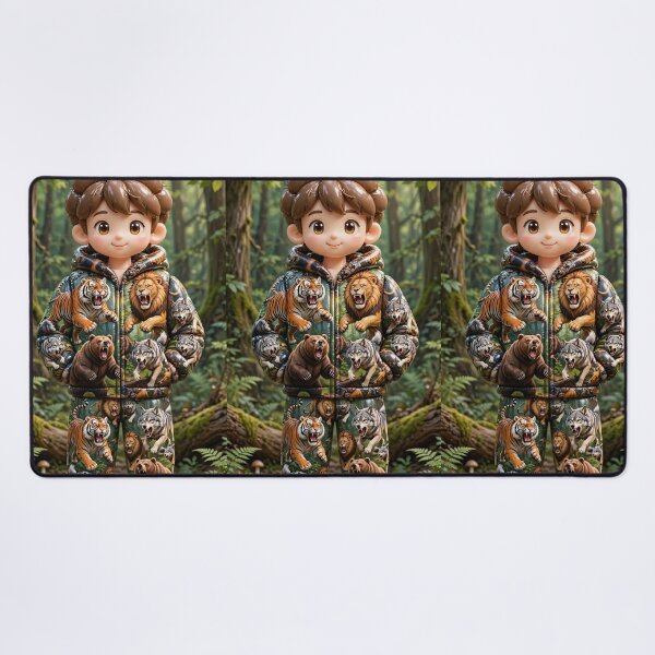 Item preview, Forest Roar Fuffy Allover designed and sold by AwesomeDigiShop.