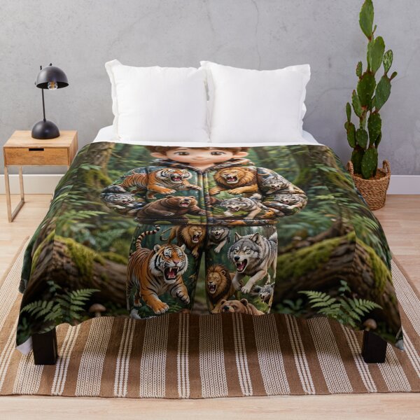 Item preview, Forest Roar Fuffy Allover designed and sold by AwesomeDigiShop.