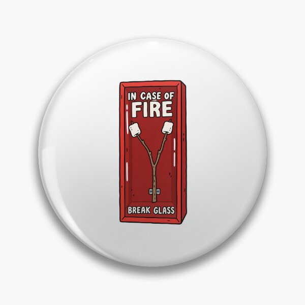 Item preview, In Case Of Fire Break Glass Marshmallow designed and sold by MonkiFlipp.