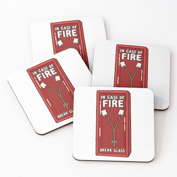 Item preview, In Case Of Fire Break Glass Marshmallow designed and sold by MonkiFlipp.