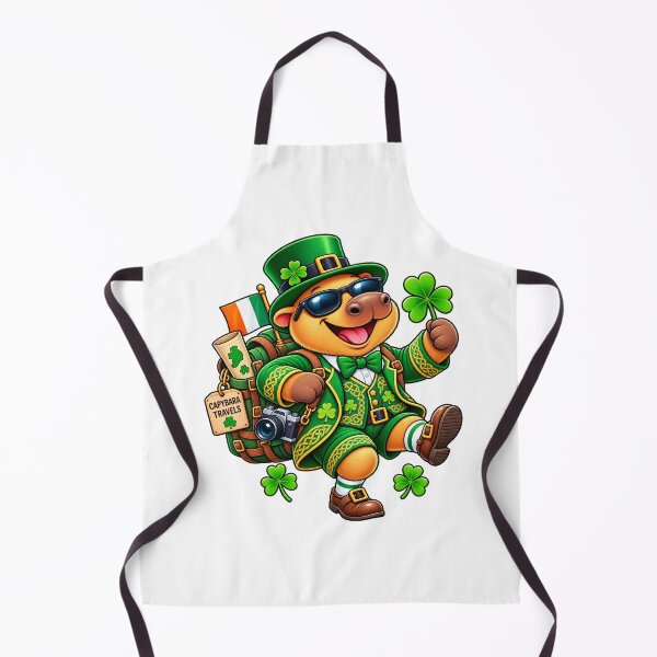 Item preview, Cute Ireland Capybara – Lucky Irish Travel Adventure designed and sold by CapybaraTravels.