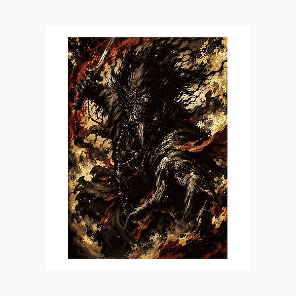 Item preview, Dark Warrior Fantasy  designed and sold by asfiyasiroi.