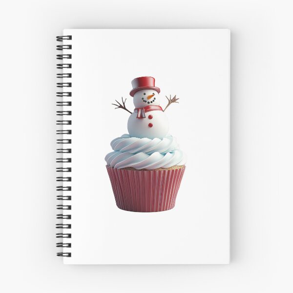 Item preview, Delightful cupcake topped with a charming snowman designed and sold by MiraCleAI.