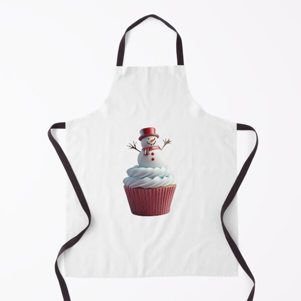 Item preview, Delightful cupcake topped with a charming snowman designed and sold by MiraCleAI.
