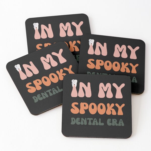 Item preview,  Groovy In My Spooky Dental Era Halloween Dentist Tooth designed and sold by mumchaosdesigns.