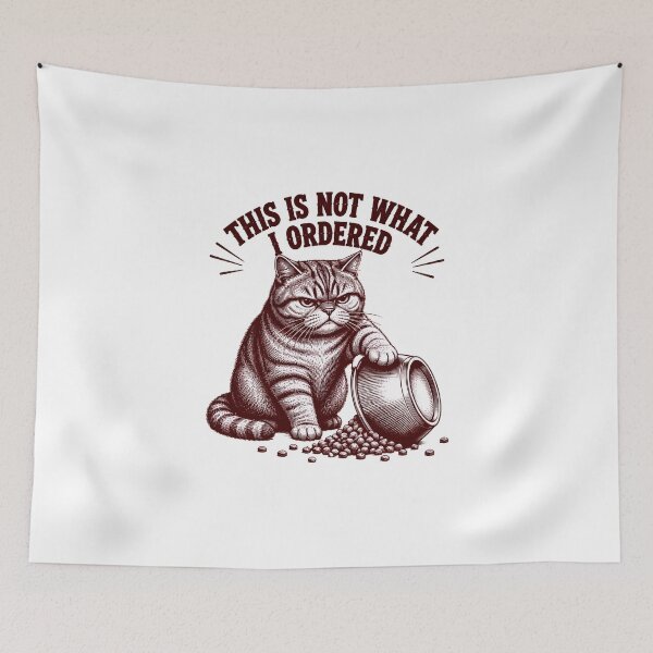 Item preview, Grumpy Cat Food Bowl Not What I Ordered designed and sold by Dmo3HarkoArt.