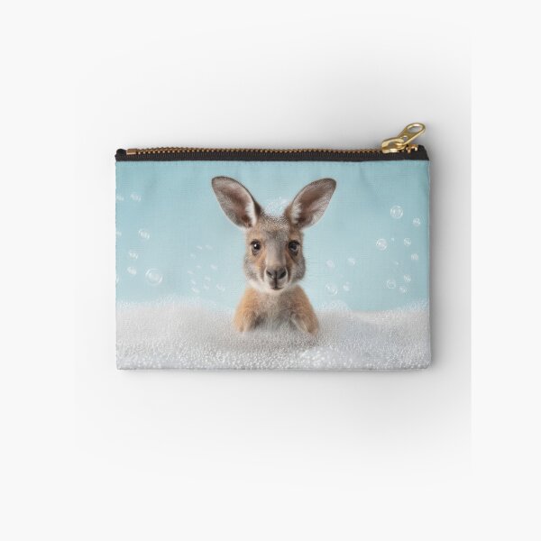 Item preview, Baby Kangaroo Bubble Bath Cute Nursery Bathroom Wall Art designed and sold by LazyOwlStore.