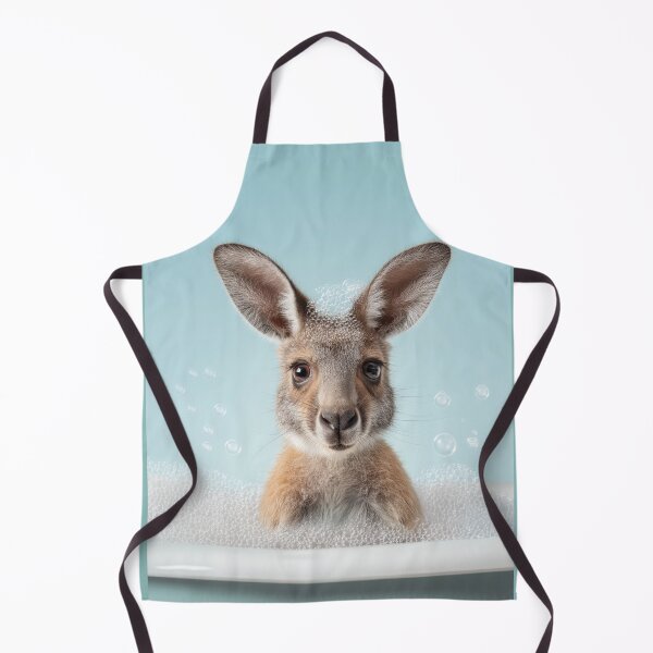 Item preview, Baby Kangaroo Bubble Bath Cute Nursery Bathroom Wall Art designed and sold by LazyOwlStore.