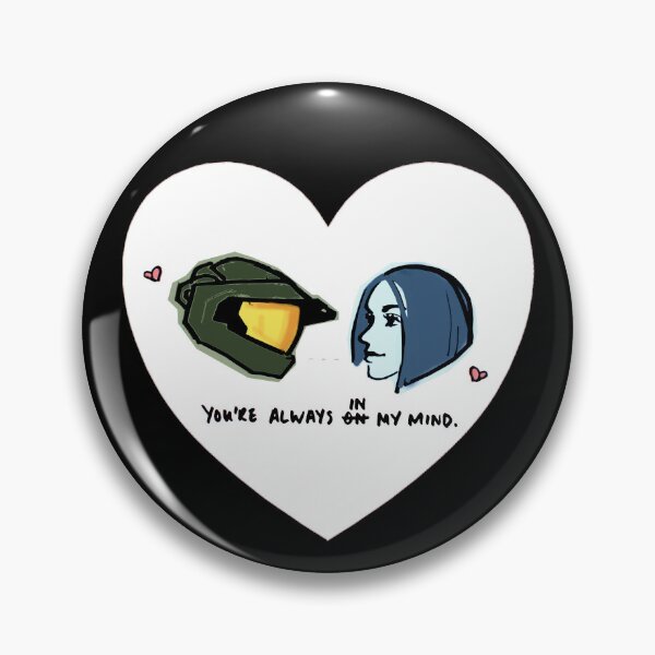 Item preview, Halo Master Chief and Cortana Valentine Art designed and sold by Studio LaClair.