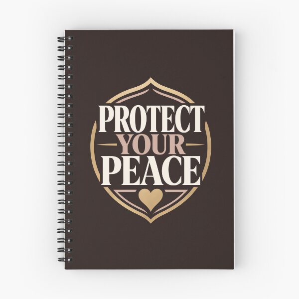 Item preview, Protect Your Peace Soft Life Self Care Quote designed and sold by CosmicQuietStudio.