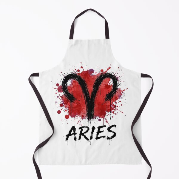 Item preview, Aries Zodiac Sign Watercolor Grunge Red Black Art designed and sold by Vibe-Vary.