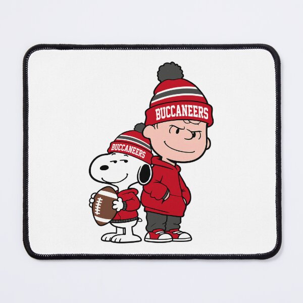 Item preview, Charlie Brown & Snoopy Tampa Bay Buccaneers Football Retro F166 designed and sold by GLUVY-THEME.