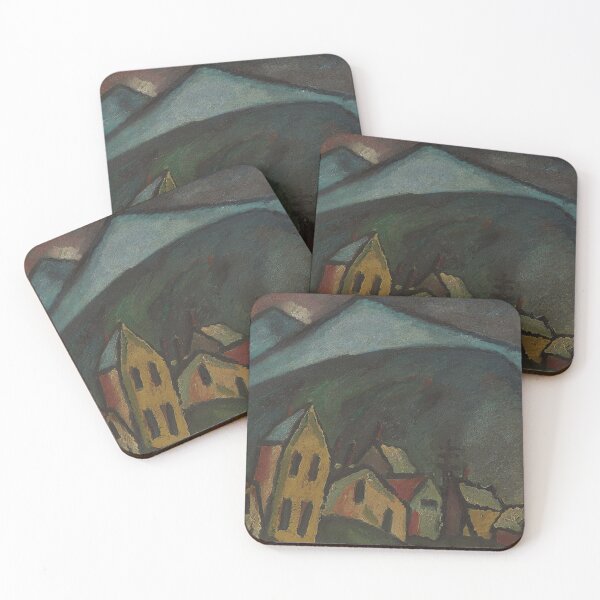 Item preview, Mountain Landscape with Houses designed and sold by tomorrowsart.