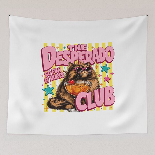 Item preview, Funny Cat Cocktail Club Retro Style  designed and sold by asfiyasiroi.