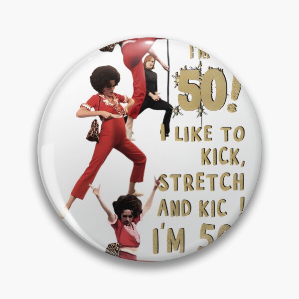 Item preview, Sally O'Malley Inspired Stretching Pose Illustration designed and sold by Dayzky.