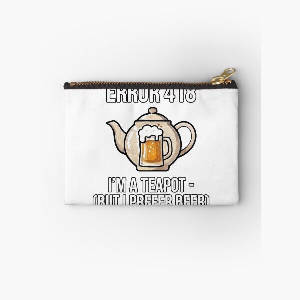 Item preview, Error 418 I'm a Teapot Beer Lover gift funny Programmer Gift designed and sold by Fun-and-joy.