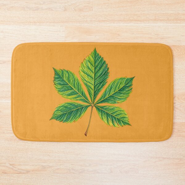 Item preview, Chestnut leaf drawn with colored pencils designed and sold by JOANNASKAH.