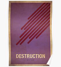 Destruction Warlock - WoW Minimalism Poster
