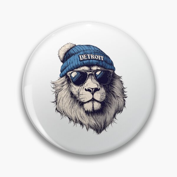 Item preview, Cool Lion Sunglasses Beanie Art designed and sold by asfiyasiroi.