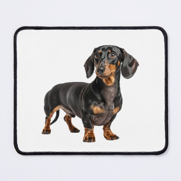 Item preview, Charming dachshund posing designed and sold by MiraCleAI.