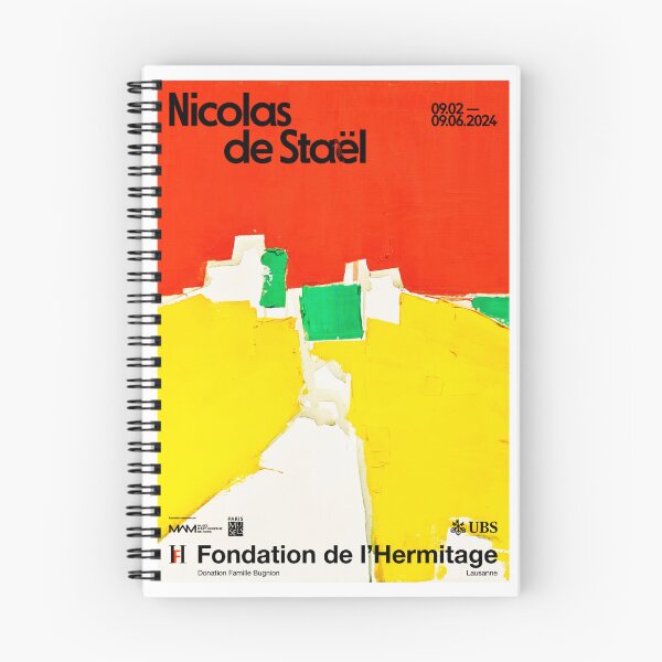 Item preview, Nicolas de Staël Exhibition Poster, Fondation de l’Hermitage 2024 designed and sold by Fine-Art-Hub.