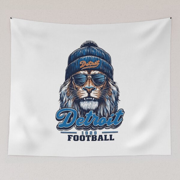 Item preview, Detroit Football 1929 Retro Lion Design designed and sold by marlineseu.