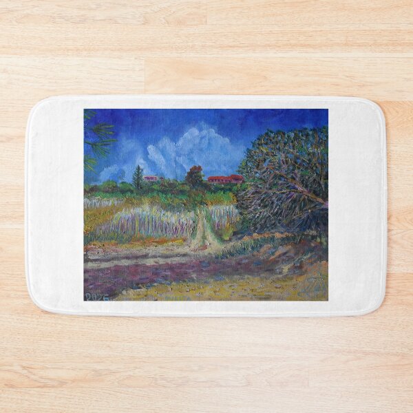 Item preview, Oil Painting - Uphill Road in Southern Sicily 36 x 28 cm designed and sold by Igor Pozdnyakov.