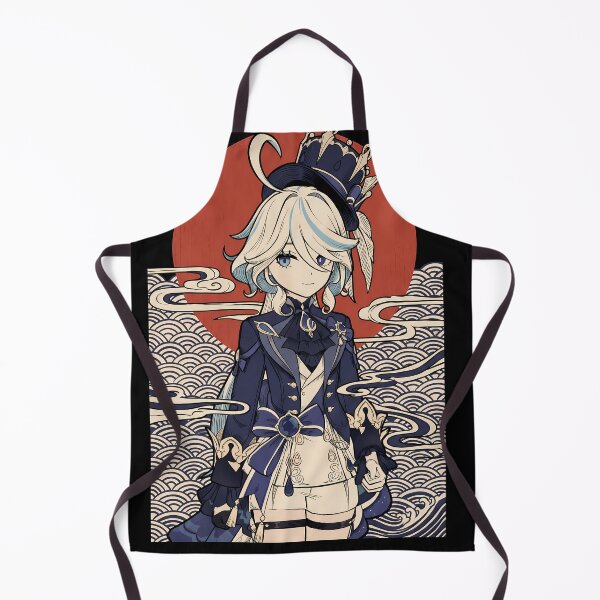 Item preview, Furina Genshin Impact Ukiyo-e Anime Gaming Streetwear Tee designed and sold by Senpaiwaves.
