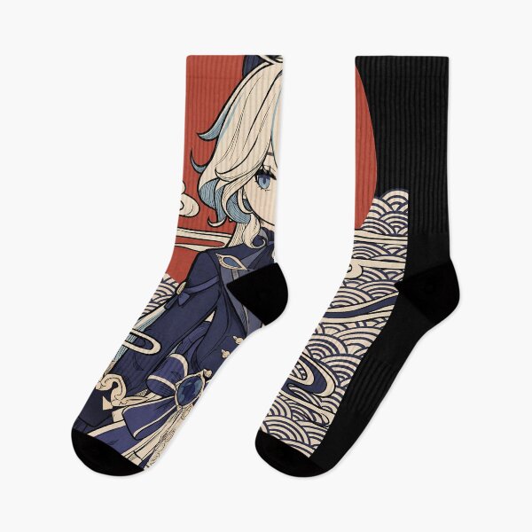 Item preview, Furina Genshin Impact Ukiyo-e Anime Gaming Streetwear Tee designed and sold by Senpaiwaves.