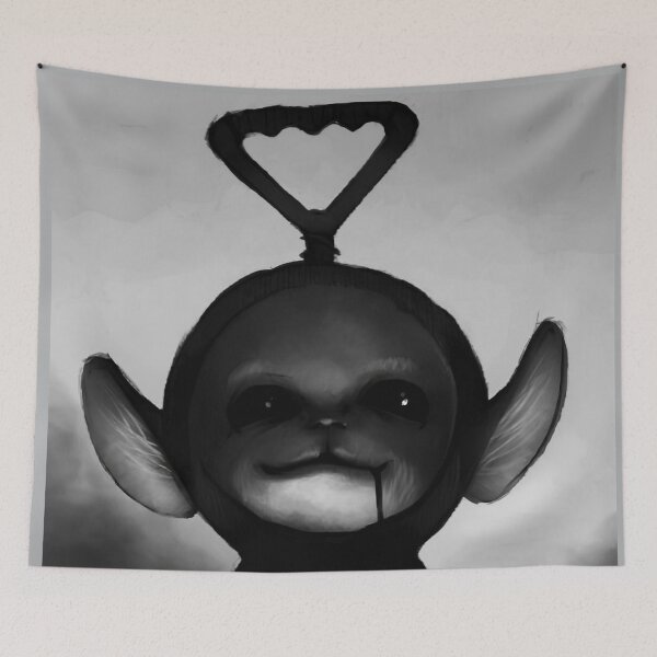 Item preview, Tinky Winky from Nightmare on Elm Street designed and sold by NF Designs Studio DTF.