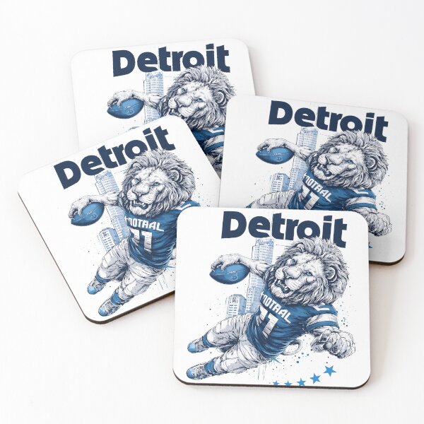 Item preview, Detroit Football Lion Art designed and sold by GrausQuinn.